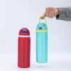 Cross-border 304 stainless steel sports water bottle, double-layer vacuum straw insulated cup, large-capacity outdoor portable bouncing cup Application Scenario